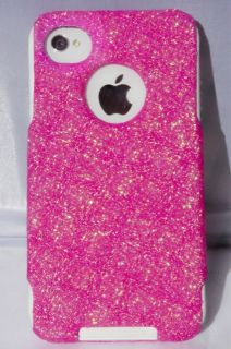 Otterbox Customized Glitter Commuter Case for iPhone 4 4S Bubblegum 