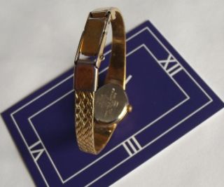 Womens Quartz Watch Accurist with Gold Coloured Woven Strap