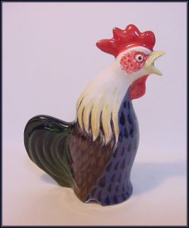 you are bidding on this english pie bird 2005 colorful rooster pie 