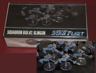   Arms Star Fleet MGP30003 Squadron Box 2 Klingon 5 ACTA Klingons