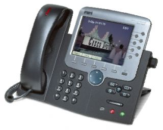 Cisco CP 7970G VoIP IP Phone Includes AC Adapter Headset