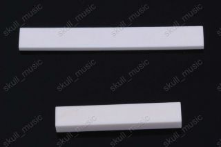   music accessories acoustic guitar blank bone nut and saddle set no 509