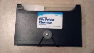 Expandable File Folder Coupon Holder Organizer 5 Pocket 7 125 x 4 875 