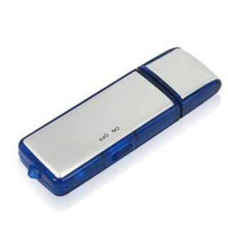 8GB Blue Color Spy Audio Digital Voice Recorder USB Pen Flash Drive 
