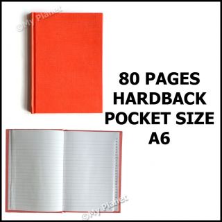   A6 80 Page Pocket Ruled Indexed Name Address Telephone Book New