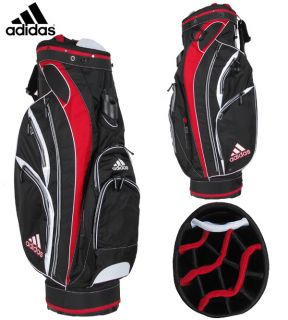 Adidas Approach Cart Bag Golf Bag Black Red White New