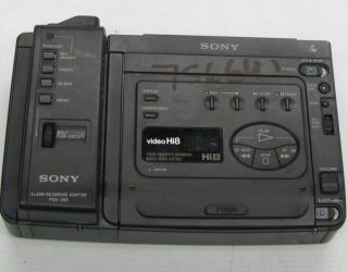   250 video hi 8 cassette recorder alarm recording adapter 8mm player