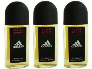 Adidas Active Bodies Deodorant Black 100ml 3 4 oz Original Fast 