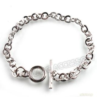 1x 220107 Bracelet Fit Clip Charm 20cm Round Twist Strong Link Chain 