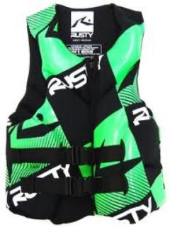 Rusty Stew Life Vest CGA Wakeboard Waterski Size 2XL