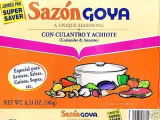 Sazon Goya Seasoning Jumbo Pak 36 Packets Super Saver Free New Sample 