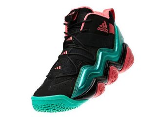 Original Adidas Mens Basketball Shoes Top Ten 2000 Black Pink Green 