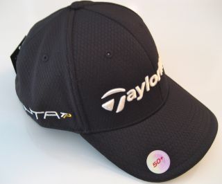 Taylor Made Adidas Golf Fitted Tour 2012 Mens Golf Hat Cap New Black 