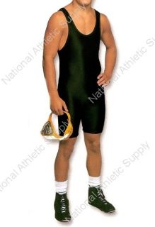   in factory packaging matman solid color lycra extended leg wrestling