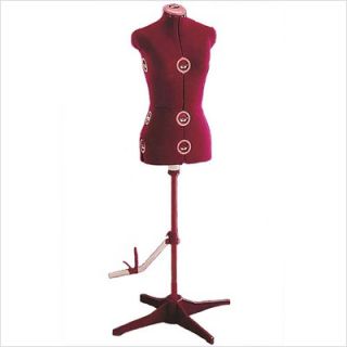 Singer Adjustable Large Dress Form in Red DF151