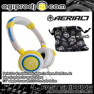 AERIAL7 PHOENIX Headphones CITRON DJ iPod iPhone