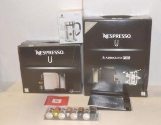   Espresso Maker with Aeroccino Plus Automatic Milk Frother Pure Grey