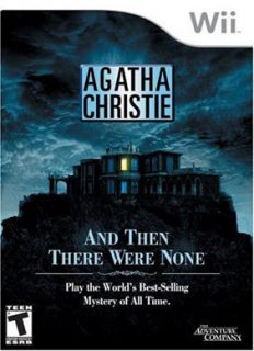 Agatha Christie : And Then There Were None Nintendo Wii Mystery Game 