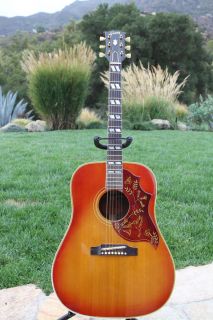 Beautiful 1965 Gibson Hummingbird Red Sunburst in Excellent Condition 