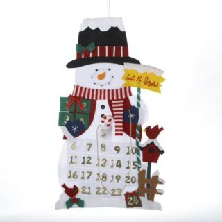   christmas countdown advent calendar new fabric snowman advent calendar