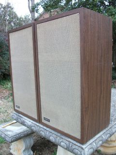 LARGE ADVENT ICONIC SPEAKERS BY HENRY KLOSS, REFURBUSHED, EXCELLENT 