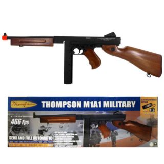 Thompson M1A1 Electric Airsoft Submachine Gun 435 FPS