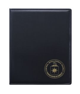   Officer Staff Folio w Gold Seal Central Intelligence Agency