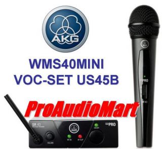 AKG WMS40MINI VOC SET US45B wireless system wms40 Freq. B New Free 