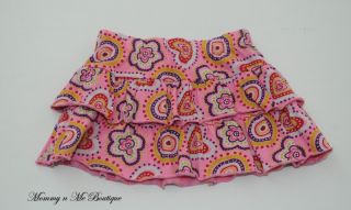 Girls Agatha Ruiz de La Prada Pink Ruffled Skirt Size 6