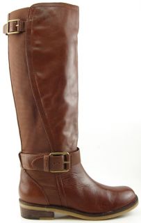 Lucky Brand Aida Sequoia Leather Womens Designer Shoes Knee High Boots 