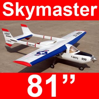 Cessna 337 Skymaster 81 Nitro Gas RC Airplane Plane