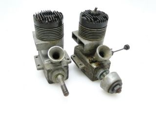 LOT OF 2 VINTAGE MCcOY 35 CL NITRO GAS MODEL AIRPLANE ENGINES
