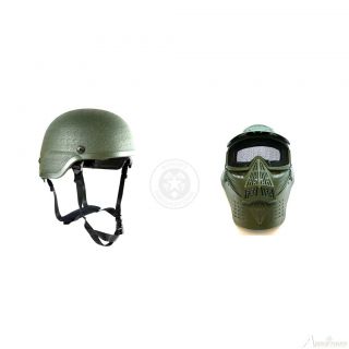 Tactical Gear Airsoft Protection Loadout Rico 3 Protection OD Green 