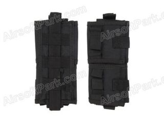 Airsoft Tactical MOLLE Shell Holder Carrier Pouch Black