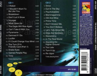 Alan Parsons Project Works Audiophile Legends SBM Gold Disc 2 CDs 