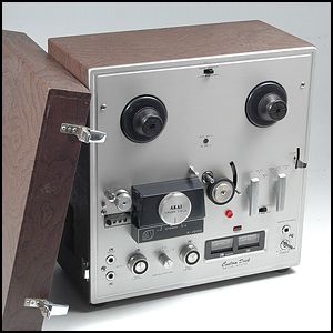 vintage akai x 100d reel to reel stereo tape deck