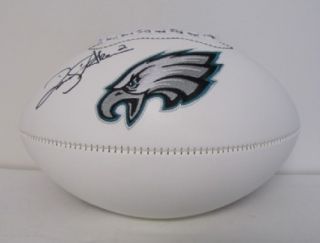 David Akers Autographed Philadelphia Eagles Football JSA