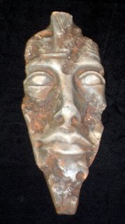 Egyptian Wall Plaque King Akhenaton Pharaoh Mask