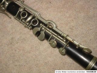 Nice old wooden Bb Clarinet 4rings ALBERT? System