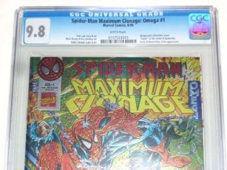 Spider Man Maximum Clonage Omega 1 CGC 9 8 Marvel 95