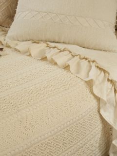 Ralph Lauren Alcott Knit White Blanket Full Queen $295 00