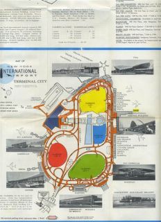 American Airlines Map Directory of New York International Airport 