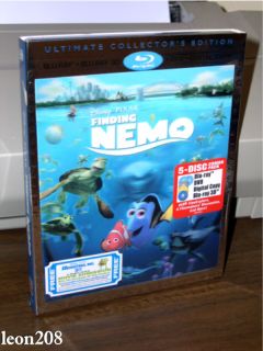 Finding Nemo Blu Ray DVD 2012 5 Disc Set Includes Digital Copy Disney 