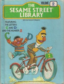 The Sesame Street Library Vol 2 Letters C D No 2 Jim Henson Muppets 