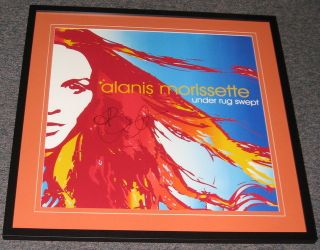 Alanis Morissette Signed Framed 25x25 Under Rug Swept Lithograph 405 