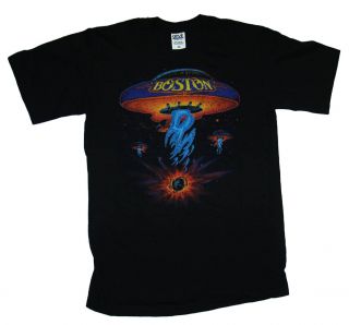Boston Spaceship Album Cover Band Vintage Style T Shirt Tee