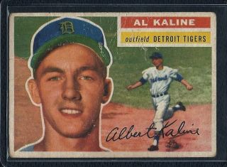 Al Kaline 1956 Topps 20 Detroit Tigers HOF