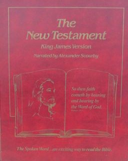   New Testament King James Alexander Scourby 1984 12 Cassette