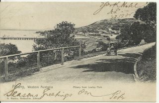 Albany Western Australia from Lawley Park Postcard