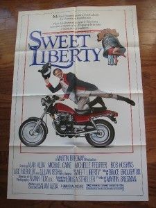 Sweet Liberty Alan Alda Orig 1sh Movie Poster